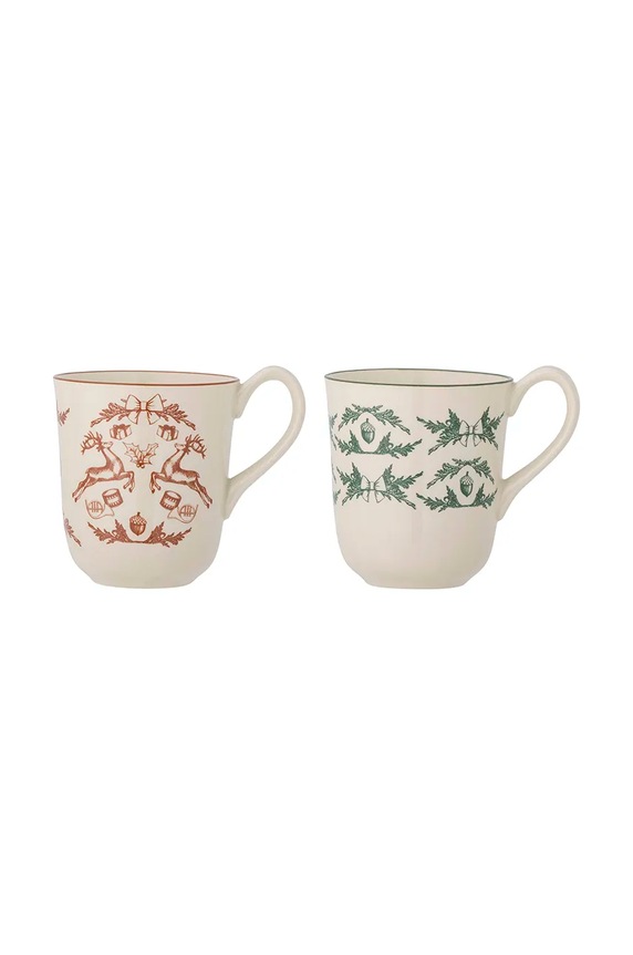 Чаша Bloomingville Beth Mug 300 ml (2 броя) 82058350 червен AA00