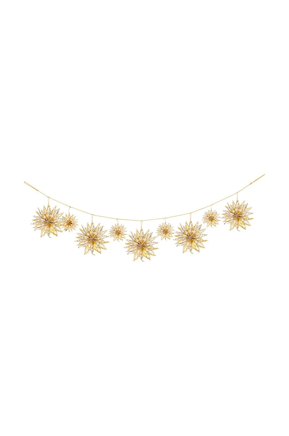 Коледна декорация за стена Bloomingville Bellac Garland жълт 82066029