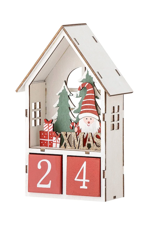 Lifestyle Dječji adventski kalendar Bloomingville Edmund Calendar 82061117 crvena