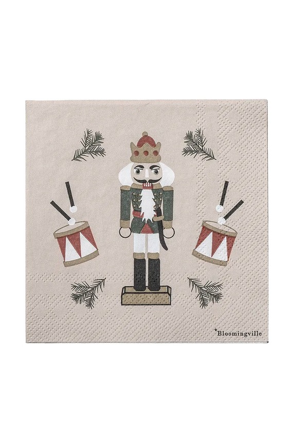 Set ukrasnih salveta Bloomingville Jolly Napkin 20-pack zelena 82062561
