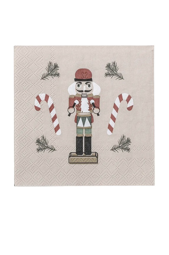 Set ukrasnih salveta Bloomingville Jolly Napkin 20-pack 82062561 zelena AA00