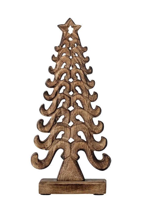 Bloomingville pom de crăciun decorativ Kasandra Deco Tree bej 82066045