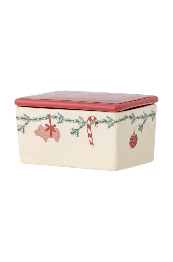 Bloomingville vaj tartó Yule Butter Box 250 ml 82062279 piros AA00