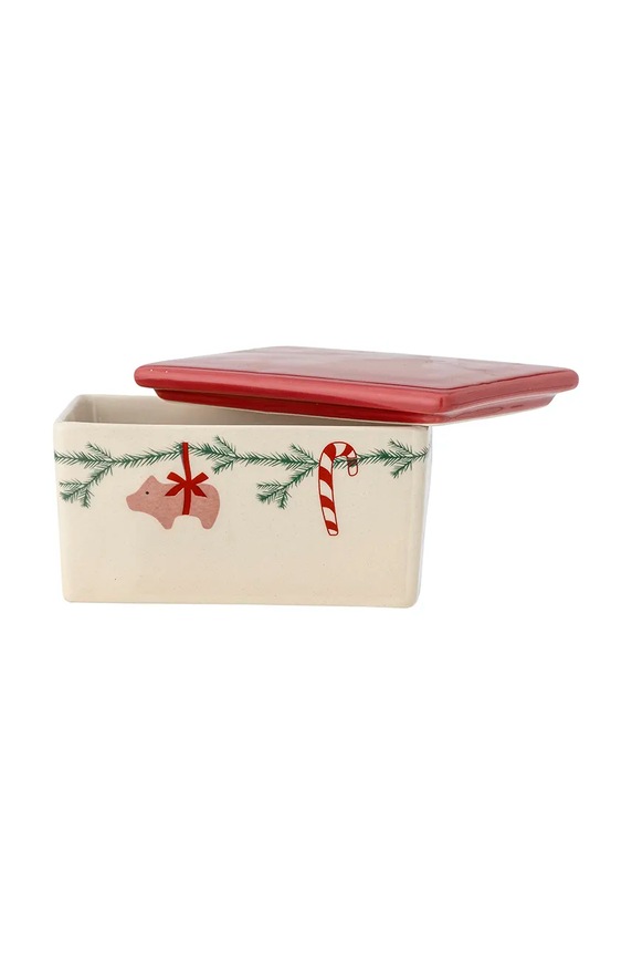 Konyha és bár Bloomingville vaj tartó Yule Butter Box 250 ml 82062279 piros