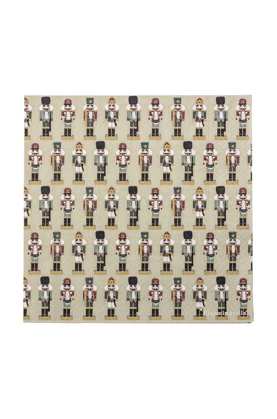 Набор салфеток Bloomingville Darren Napkin 20 шт. зелёный 82051533