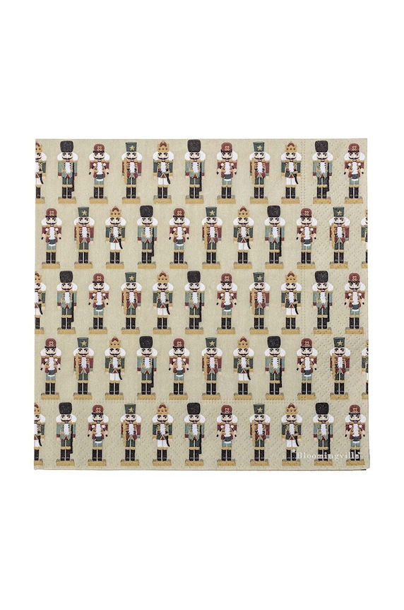 Набор салфеток Bloomingville Darren Napkin 20 шт. зелёный 82051533