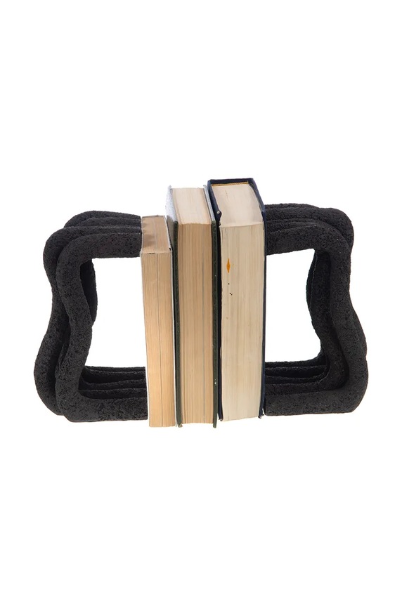 home & lifestyle suport de carti 2-pack negru 165347