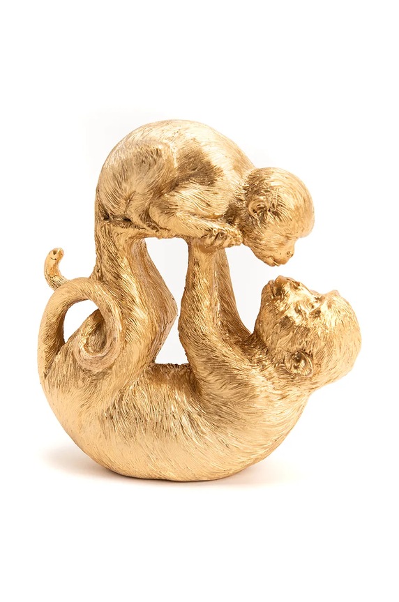home & lifestyle figurina decorativa galben 158487.