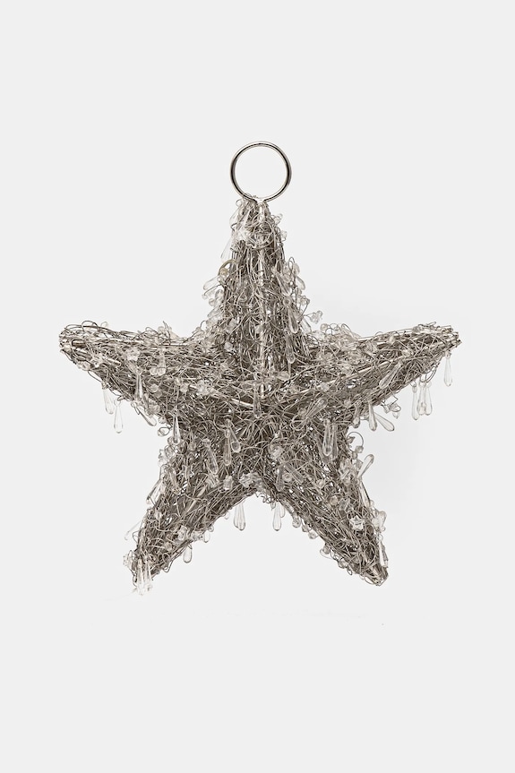 Светодиодная праздничная декорация home & lifestyle 12 x 27 x 25 cm серебрянный 159857.STAR