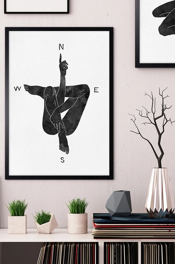 Obývacia izba a spálňa Nástenná dekorácia home & lifestyle Zen Man Four Sides 15.41.201.5226 viacfarebná