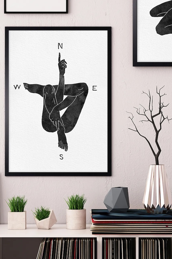 Obývacia izba a spálňa Nástenná dekorácia home & lifestyle Zen Man Four Sides 15.41.201.5226 viacfarebná