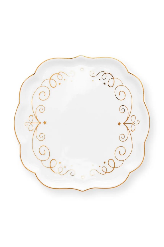 Pip Studio csészealj készlet Royal Winter White 6 db fehér 51.013.027