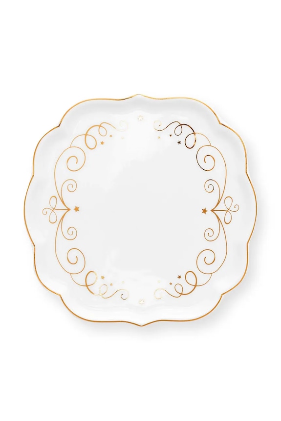 Pip Studio csészealj készlet Royal Winter White 6 db fehér 51.013.027