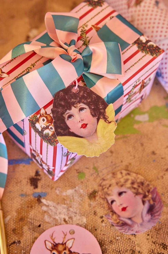 Ozdobná stuha Rice Small Satin Ribbon vícebarevná WRRIB.SSAGI