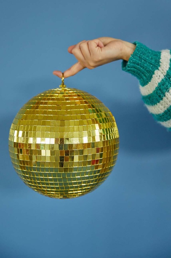 Rice karácsonyi dekoráció Large Disco Ball DISCO.LGOLD többszínű AA00