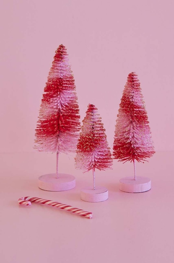 Декоративна елха Rice (3 броя) BOTRE.XMASI многоцветен AA00