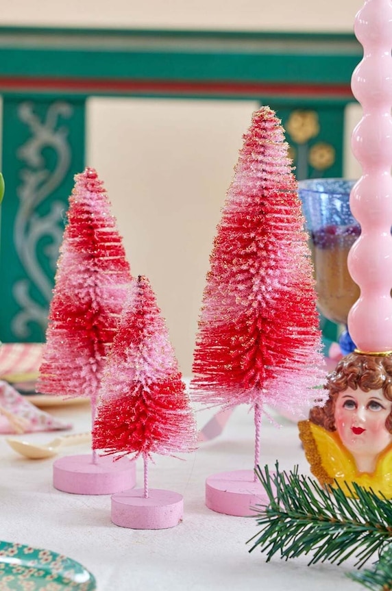 Лайфстайл Декоративна елха Rice (3 броя) BOTRE.XMASI многоцветен