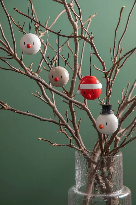 Лайфстайл Декоративная подвеска Hoptimist Santa Ornament 2 шт 26094. мультиколор