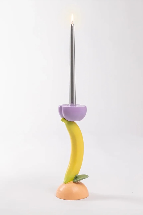 Dekoračný svietnik Seletti Vitamin Banana 15373 viacfarebná