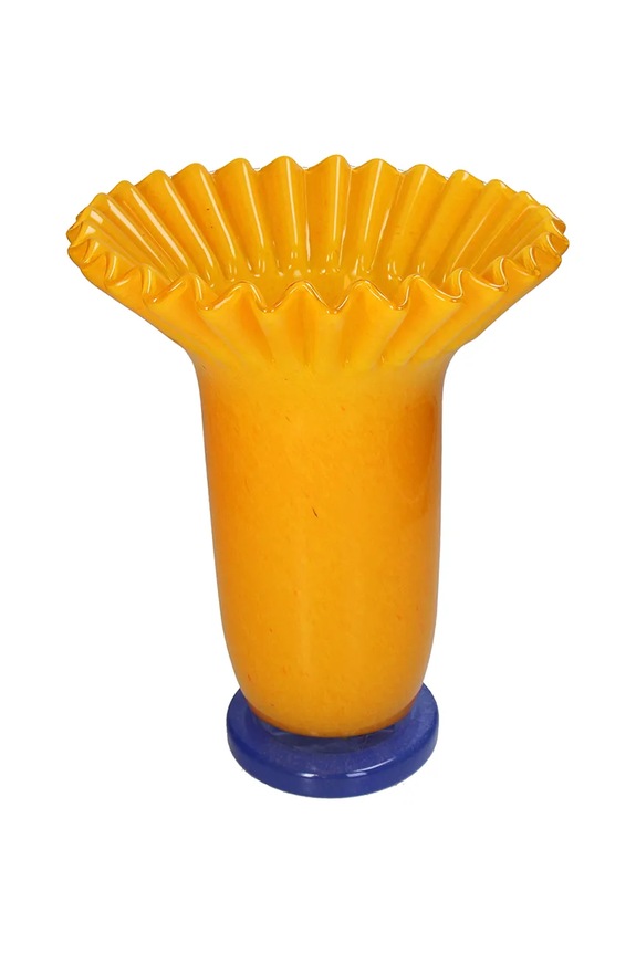 Dekoratívna váza home & lifestyle oranžová KAL.5487