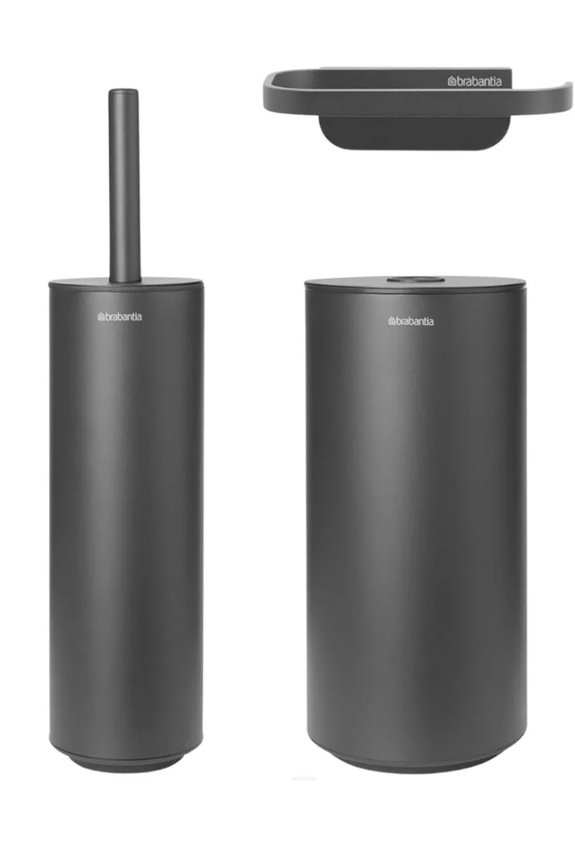 Set toaletnih pripomočkov Brabantia MindSet 3-pack črna 303906