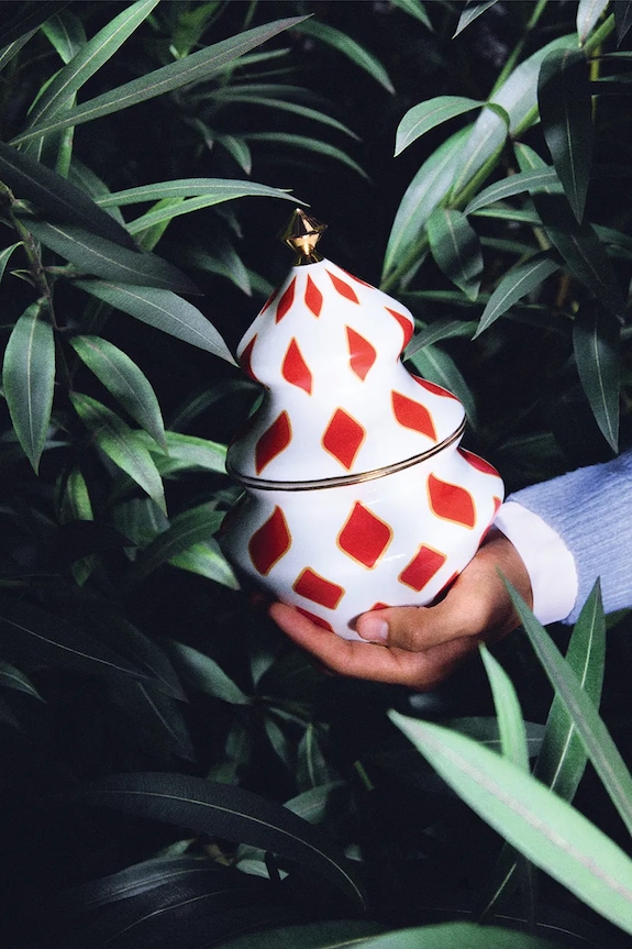 Decor Nádoba s vekom Alessi Delight NZ03 viacfarebná