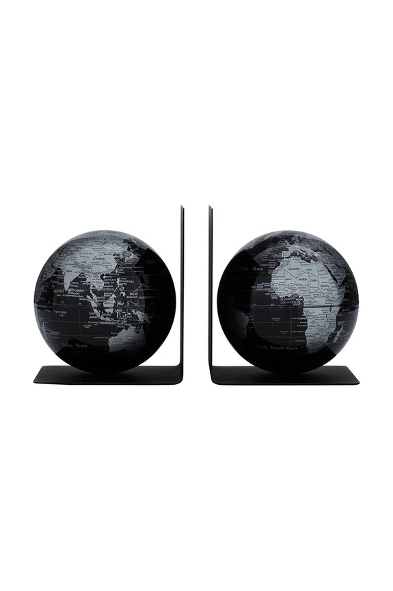 Στήριγμα βιβλίων TROIKA Bookglobe 2-pack πολύχρωμο TRG1303.BKSI.BK