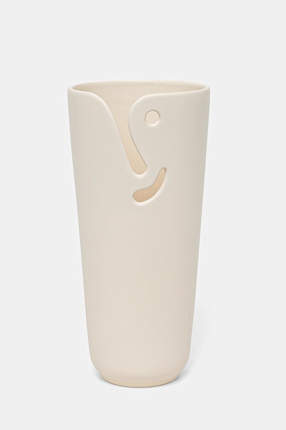 Dekorativna vaza PO: Echo bela P410.