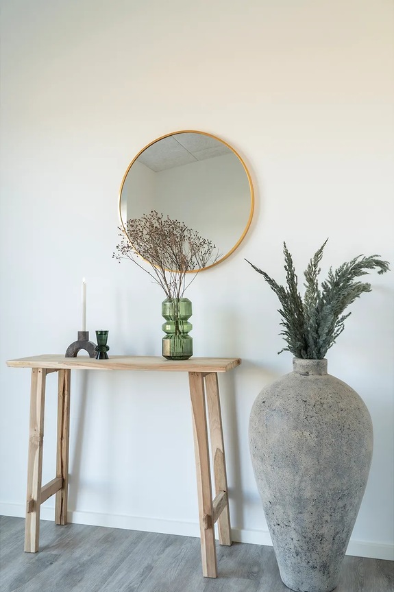 House Nordic lustro ścienne Madrid 4001450 żółty AA00