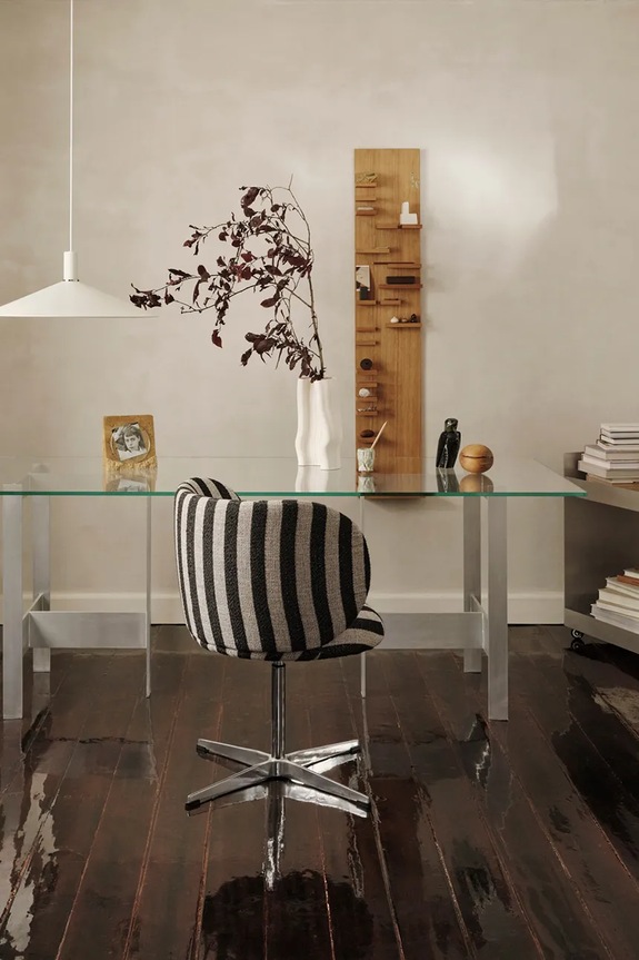 Стенен рафт ferm LIVING Parade 1104269832 кафяв AA00