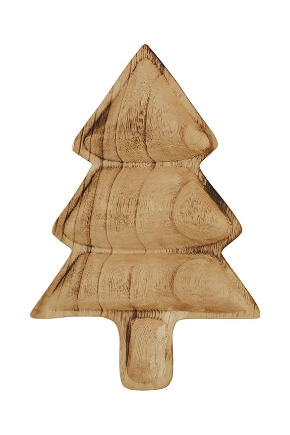 Madam Stoltz taca dekoracyjna Christmas Tree multicolor 230650