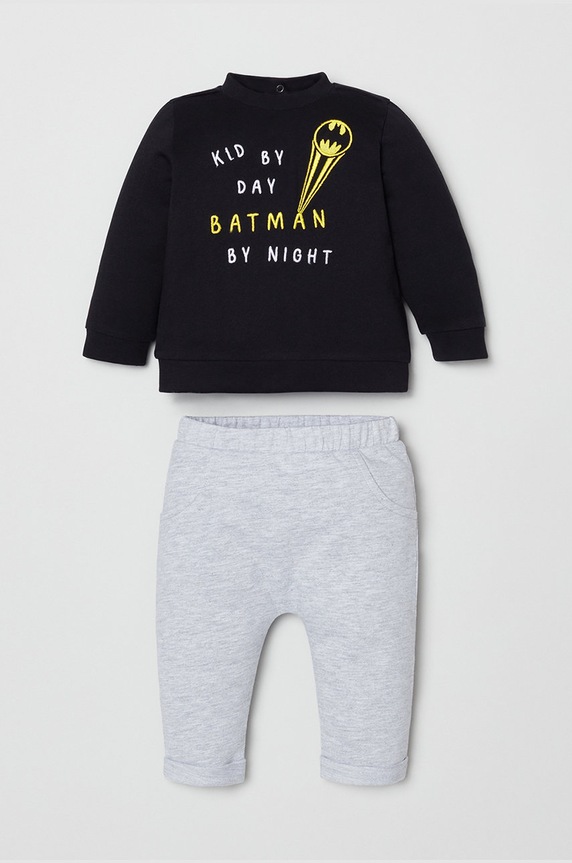 OVS dres dziecięcy dzianina czarny 1441016.NEWBORN