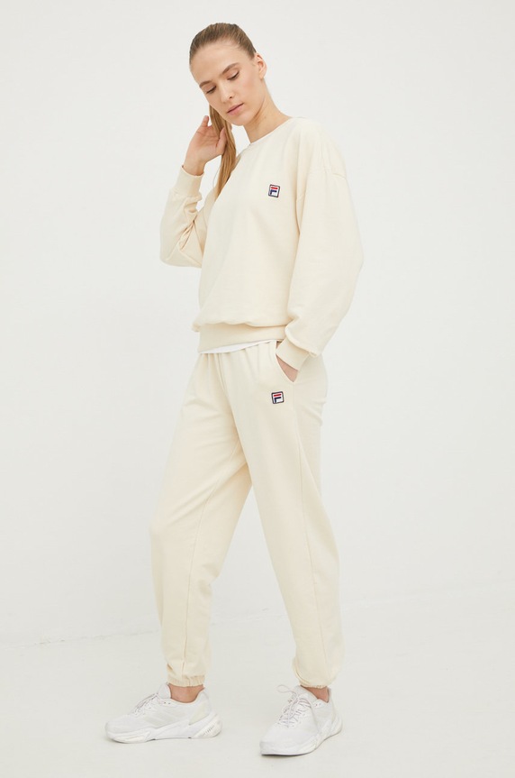 Fila tuta da ginnastica maglia beige FPS4079