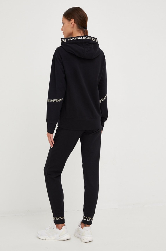 EA7 Emporio Armani tuta da ginnastica 8NTV52.TJCQZ.NOS nero AA00