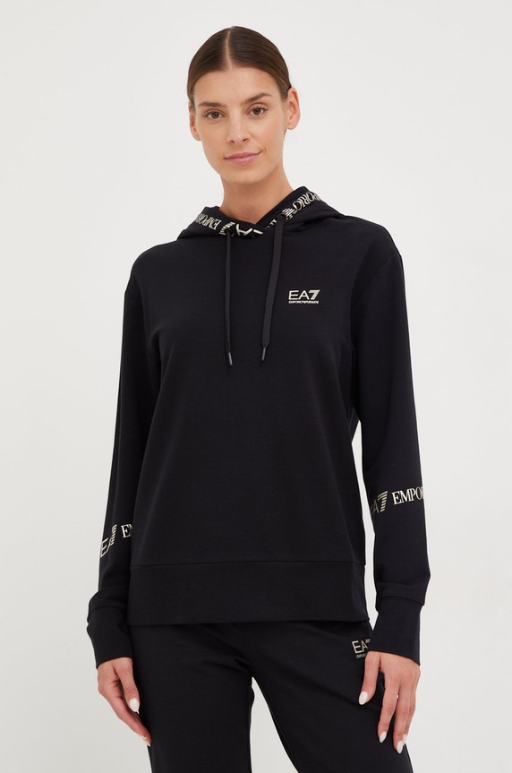 Abbigliamento EA7 Emporio Armani tuta da ginnastica 8NTV52.TJCQZ.NOS nero
