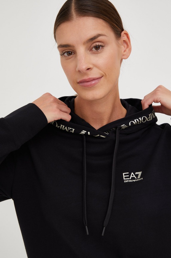 EA7 Emporio Armani tuta da ginnastica 8NTV52.TJCQZ.NOS nero