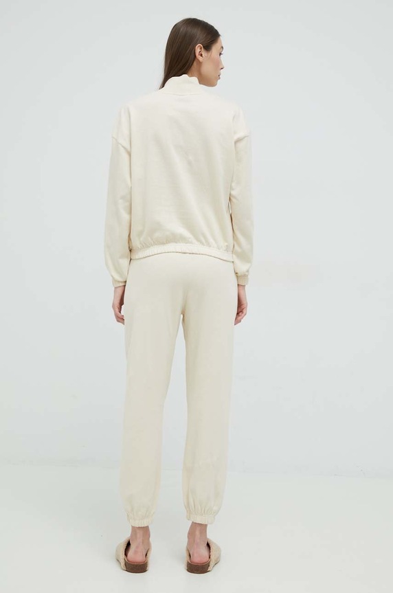 Fila dres lounge bawełniany beżowy FPW4102