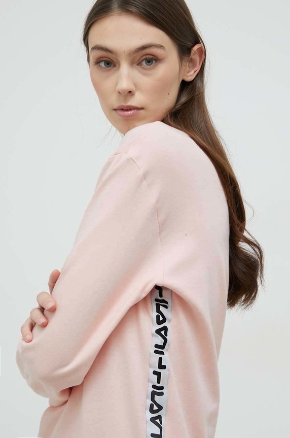 Fila dres lounge bawełniany FPW4107 różowy