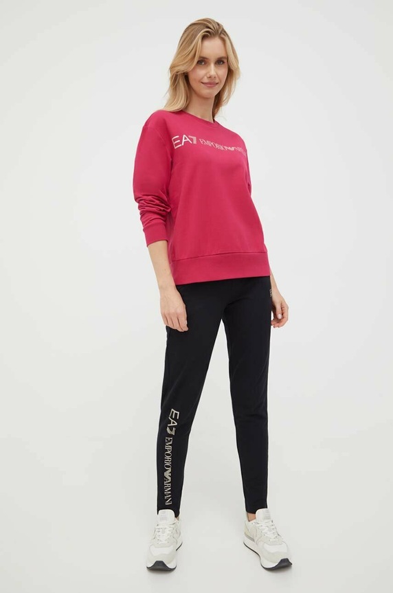 Tepláková souprava EA7 Emporio Armani směs růžová 8NTV54.TJCQZ