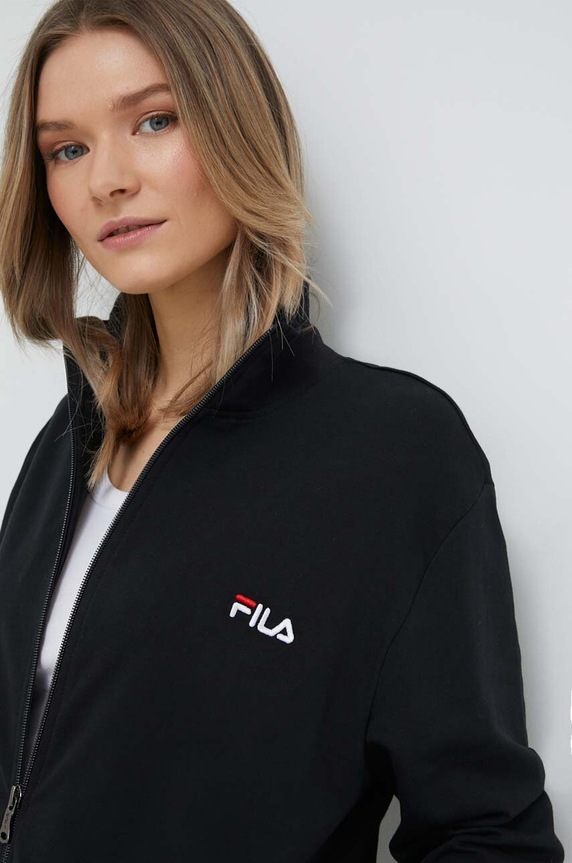 Bavlněná tepláková souprava Fila FPS4114 černá