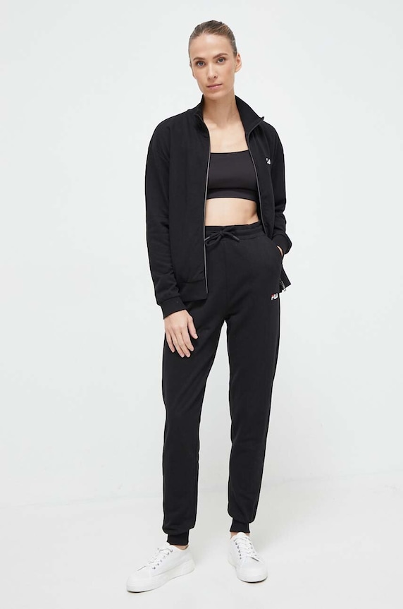 Fila dres bawełniany bawełna czarny FPW4129