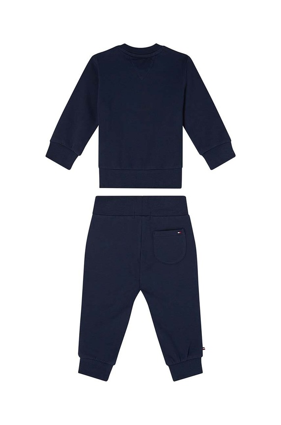 Detská tepláková súprava Tommy Hilfiger KN0KN01485.9BYY tmavomodrá AA00