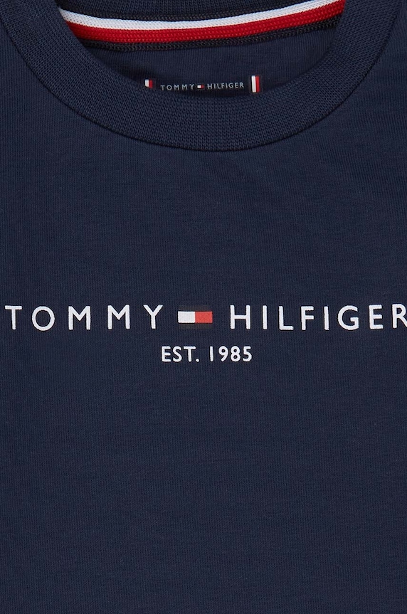 Dievča Detská tepláková súprava Tommy Hilfiger KN0KN01485.9BYY tmavomodrá