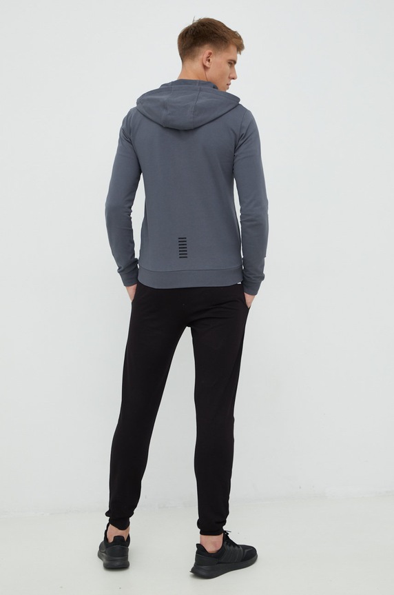 EA7 Emporio Armani dres bawełniany szary 8NPV80.PJ05Z