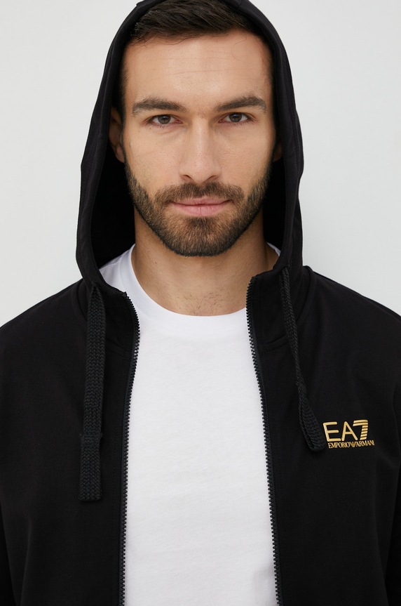 EA7 Emporio Armani dres bawełniany 8NPV80.PJ05Z czarny