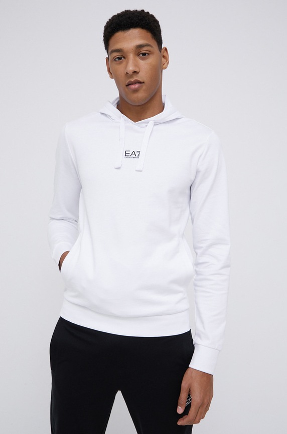 EA7 Emporio Armani dres bawełniany 8NPV81.PJ05Z biały SS24