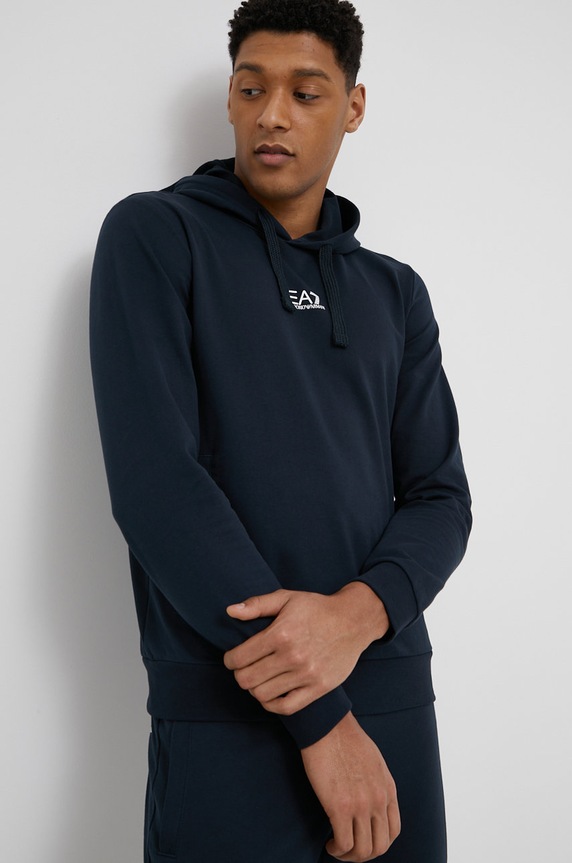 Bavlnená tepláková súprava EA7 Emporio Armani 8NPV81.PJ05Z tmavomodrá SS24