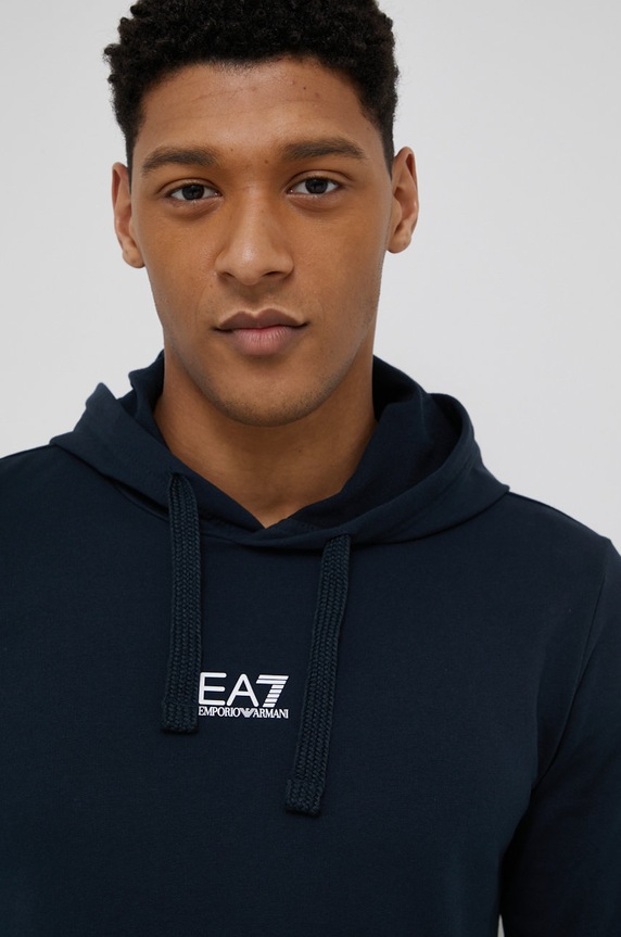 Bavlnená tepláková súprava EA7 Emporio Armani 8NPV81.PJ05Z tmavomodrá
