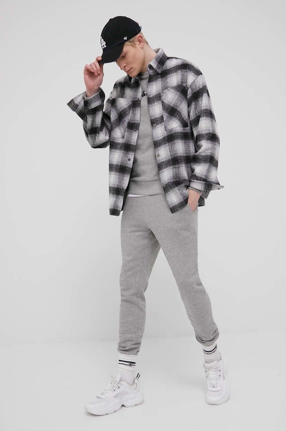 Jack & Jones dres 12182478.LightGreyM szary AA00
