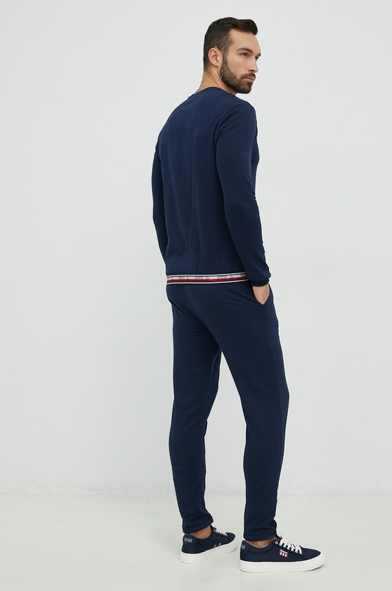 Fila dres lounge bawełniany FPW1106 granatowy AA00